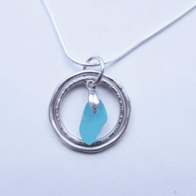 Tidal Grace Sea Glass Necklace